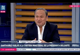 Mariano González sobre nombramiento de Santiváñez: "Un escudero no puede estar en la sombra"