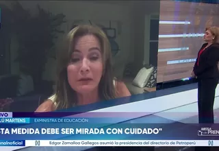 Marilú Martens sobre clases virtuales: Ha creado realmente una incertidumbre, un caos entre padres