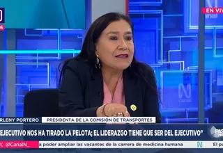 Marleny Portero: El Ejecutivo nos ha tirado la pelota; el liderazgo tiene que ser del Ejecutivo