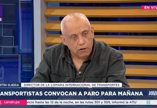 Martín Ojeda sobre paro de transportes: “En un conflicto interno, no podemos estar desarticulados, divididos entre nosotros”