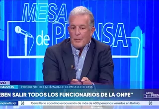Raúl Berrios: No sé qué esperan para sacar a todos los funcionarios de la ONPE