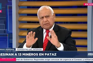 Remigio Hernani: La inseguridad va a seguir igual porque sigue la misma gente que no conoce
