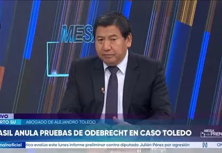 Roberto Su: No hay una prueba que vincule a Toledo con los hechos