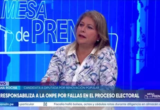 Roxana Rocha: La obstrucción al sufragio es manifiesta y es clara