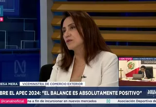 Teresa Mera sobre el APEC 2024: El balance es absolutamente positivo