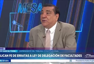 Víctor García Toma: "En la Cámara de Diputados se incumplió con el plazo"