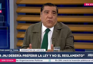 Víctor García Toma: "Hay una imputación gratuita de que la JNJ está politizada"