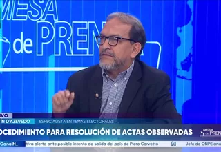 Víctor García Toma: El JNE actuó bien como ente y árbitro del proceso