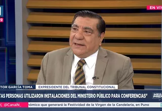 Víctor García Toma: A la presidenta le corresponde liderar y coordinar la lucha contra la criminalidad