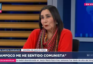 Aída García Naranjo: No creo que haya sido un error apoyar a Ollanta Humala