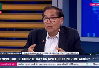Alberto Quintanilla: Participo en la fórmula de Ronald Atencio por acuerdo de la alianza