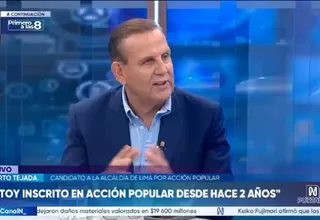 Alberto Tejada: El endeudamiento de la MML no ha sido responsable