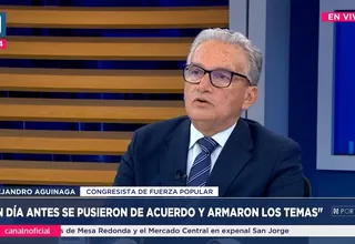 Alejandro Aguinaga: Lo importante es que se voto a pesar de discrepancias por al detención preliminar