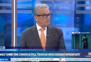 Alejandro Aguinaga: Se va a requerir mucho trabajo de conciliación, el Senado está 50 - 50
