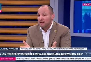 Alejandro Muñante: Podemos inició la guerra sucia