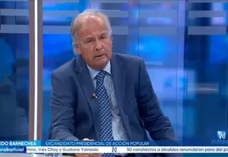 Alfredo Barnechea: No he conversado hace mucho tiempo con Jorge Nieto, su posición es ambigua