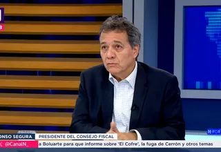 Alonso Segura: La alerta es a la Fiscalía