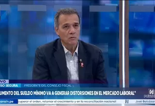 Alonso Segura: Tienes una legislación que te evita la generación de empleo