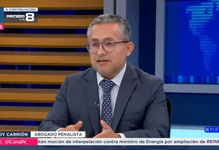 Andy Carrión: Ampliar la inmunidad parlamentaria a delitos comunes es un retroceso