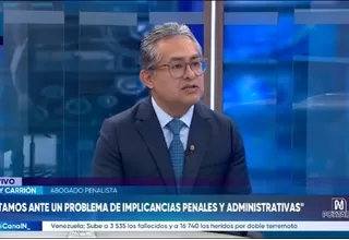 Andy Carrión: La decisión del PJ sobre el caso Humala debilita la denuncia principal que es por colusión agravada