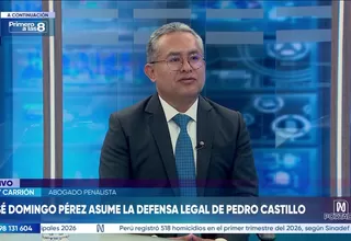 Andy Carrión: José Domingo Pérez está dando pasos que lo alejan de un eventual retorno a la Fiscalía