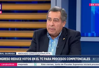 Aníbal Quiroga cuestionó a Salvador del Solar por exonerarse de responsabilidad del cierre del Congreso en 2019