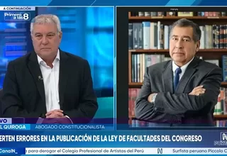 Anibal Quiroga: Errores en publicación de ley de facultades amerita una fe de erratas