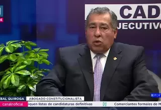 Aníbal Quiroga: “Hay que sentar los pilares conceptuales de la reforma de justicia”