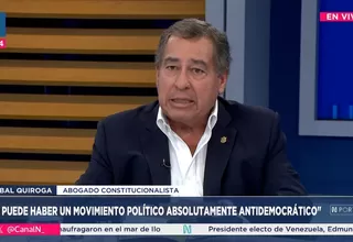 Aníbal Quiroga: No puede haber un movimiento político absolutamente antidemocrático