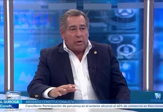 Aníbal Quiroga: "No se me ocurre una segunda vuelta con Corvetto manejando la ONPE"