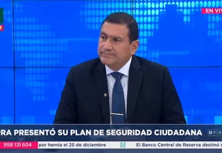 APRA presentó su plan se seguridad ciudadana