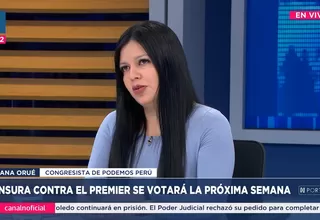 Ariana Orué: También debería ser cambiado el ministro de Educación