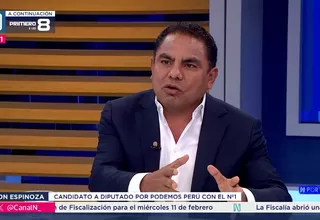 Aron Espinoza: López Aliaga no es tolerante a las críticas
