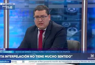Arturo Vásquez: Esta interpelación contra el ministro Shinno no tiene mucho sentido