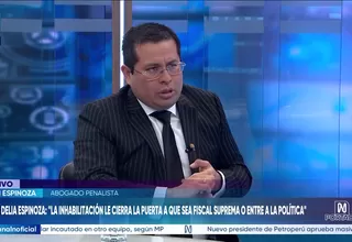 Benji Espinoza: El derecho de gracia tiene como consecuencia acabar con el proceso