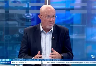 Carlos Bruce: López Aliaga sabe que su candidatura viola la Constitución