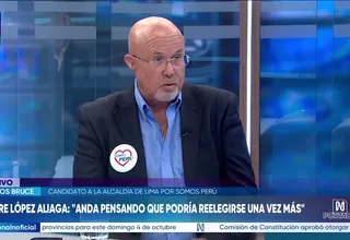 Carlos Bruce: El municipio de Lima parece el Petroperú 2 porque las deudas son terribles 