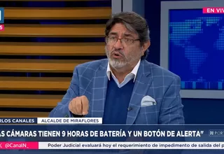 Carlos Canales: Las cámaras tienen 9 horas de batería y un botón de alerta