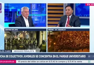 Carlos Caro: Cuando el herido o muerto es de la Policía, la fiscalía se toma su tiempo