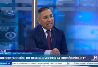 Carlos Caro: Fiscalía podría pedir inhabilitación de la función pública contra Roberto Sánchez