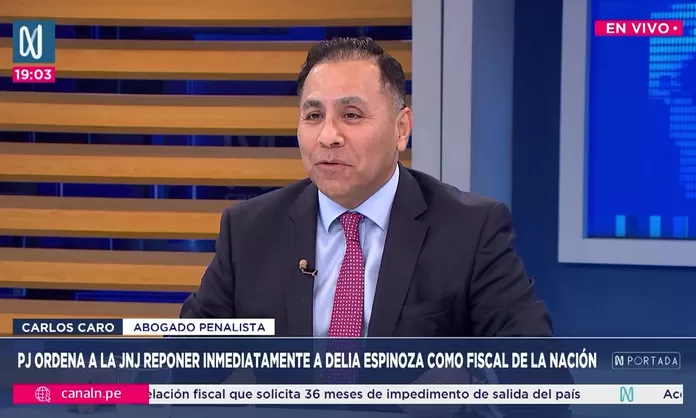 Carlos Caro: la JNJ debe cumplir con reponer a Delia Espinoza | Canal N