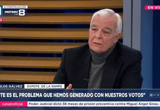 Carlos Gálvez: El Legislativo pasa por encima del Ejecutivo