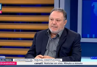 Carlos Mesía: El presidente no puede estar gobernando y defendiéndose de las denuncias