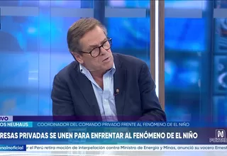 Carlos Neuhaus: No hay tiempo para hacer obras de reconstrucción sino de mitigación
