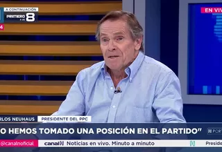 Carlos Neuhaus: Yo creo que Jerí no debe ser retirado del Gobierno