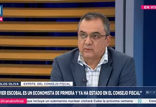  Carlos Oliva: Pedimos una evaluación independiente al MEF hace dos años pero no aceptaron