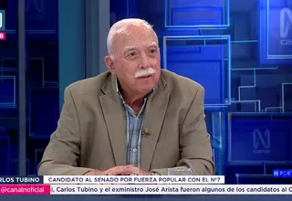 Carlos Tubino: El Perú no puede seguir viviendo en la inestabilidad