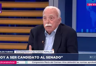 Carlos Tubino: Voy a ser candidato al senado