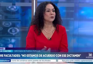 Cecilia Chacón: Hay muchos que lo quieren es que la presidenta fracase