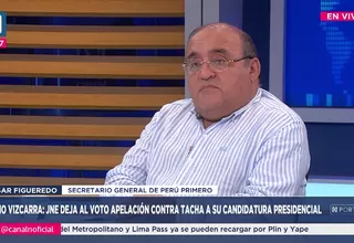 César Figueredo: Esperamos que el JNE dé la razón a Perú Primero